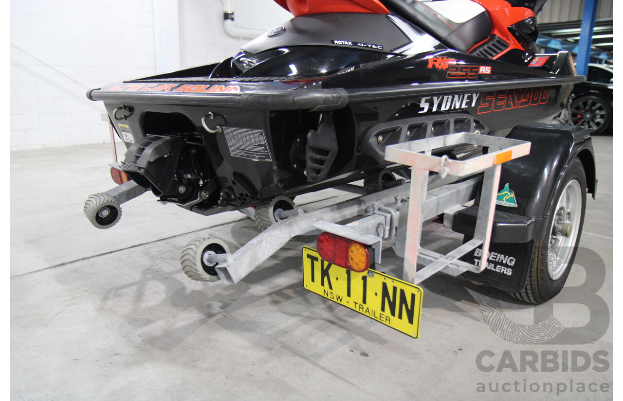 2011 Seadoo RXP-X 255 RS Personal Watercraft Dragon Red/ Black Supercharged 1494cc - On Trailer