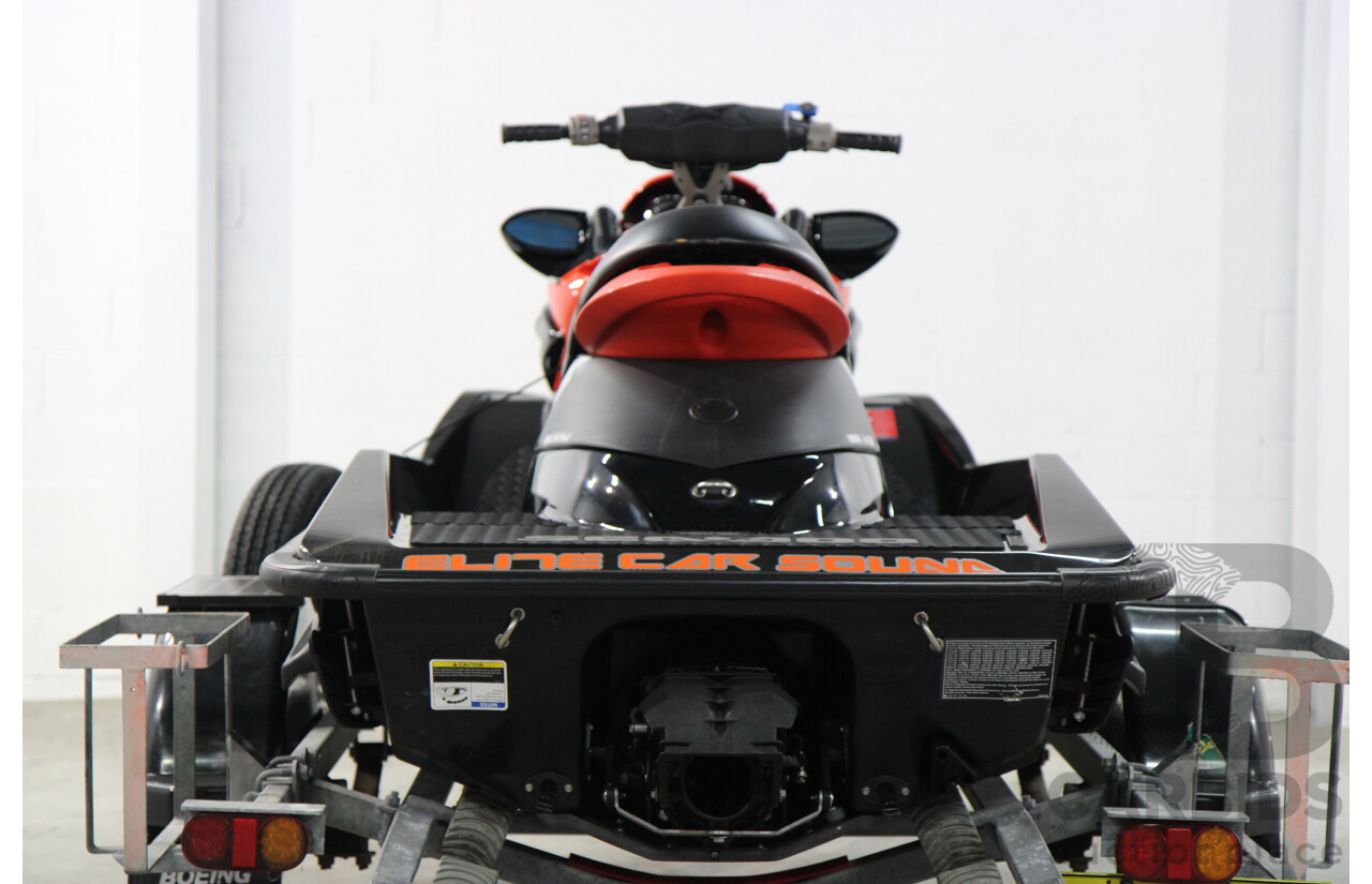 2011 Seadoo RXP-X 255 RS Personal Watercraft Dragon Red/ Black Supercharged 1494cc - On Trailer