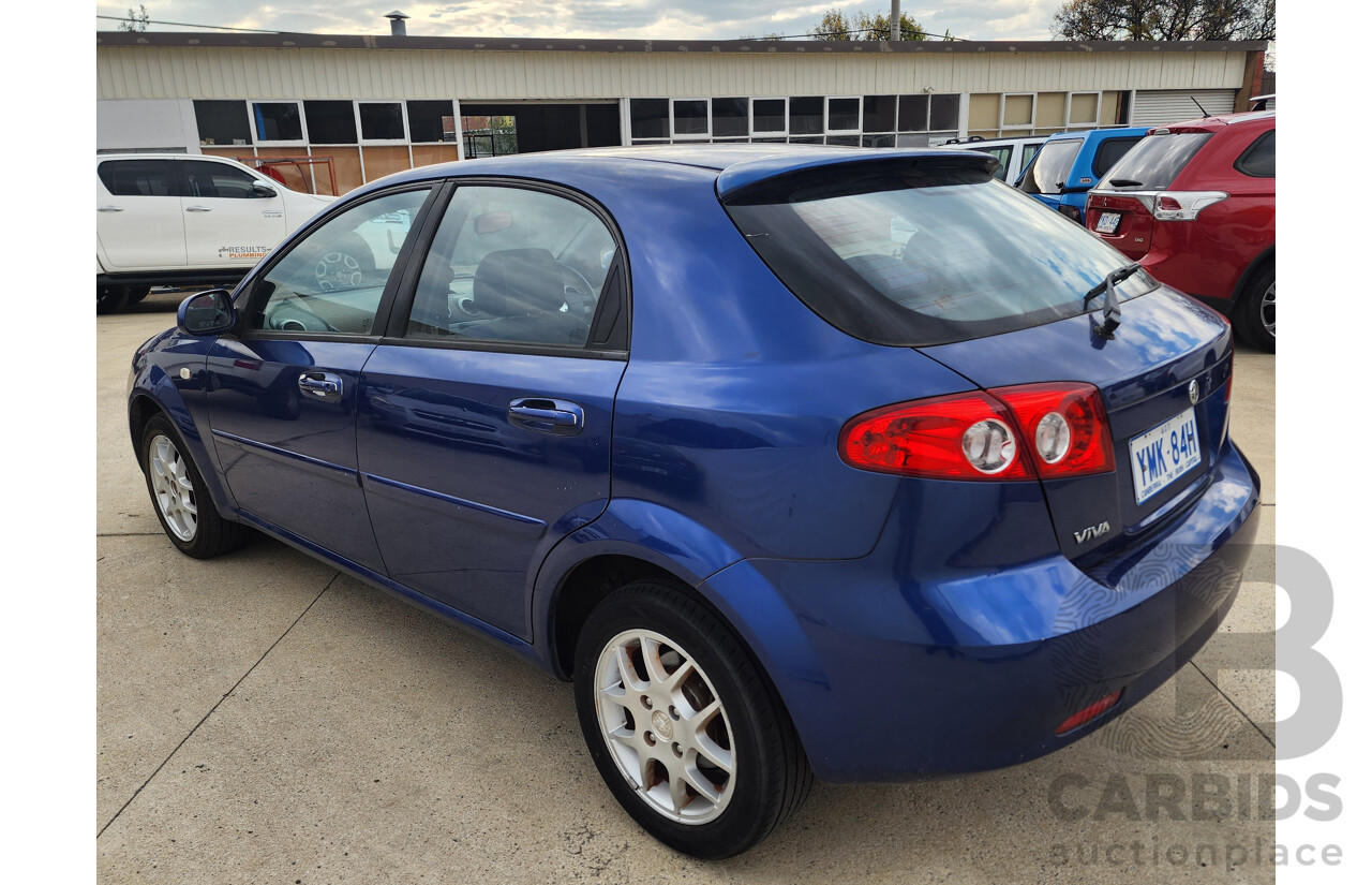 11/2007 Holden Viva JF MY07 5d Hatchback Blue 1.8L