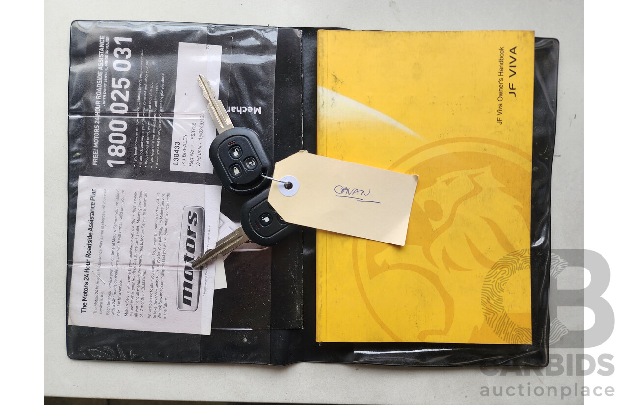 11/2007 Holden Viva  JF MY07 5d Hatchback Blue 1.8L