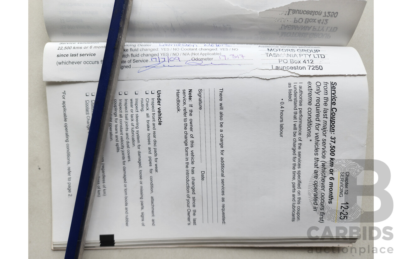 11/2007 Holden Viva  JF MY07 5d Hatchback Blue 1.8L