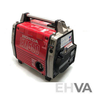 Honda EM650 Four Stroke Petrol Powered Generator