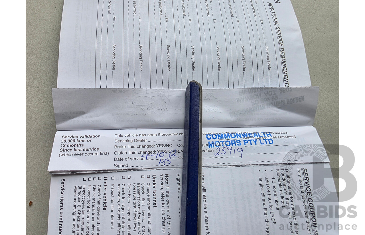 12/2010 Holden Berlina International VE II 4d Sportwagon White 3.0L