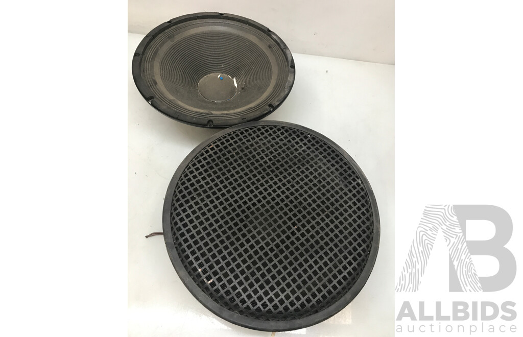 Vintage Toa Horn Speaker and Woofer Speakers - Lot of 3