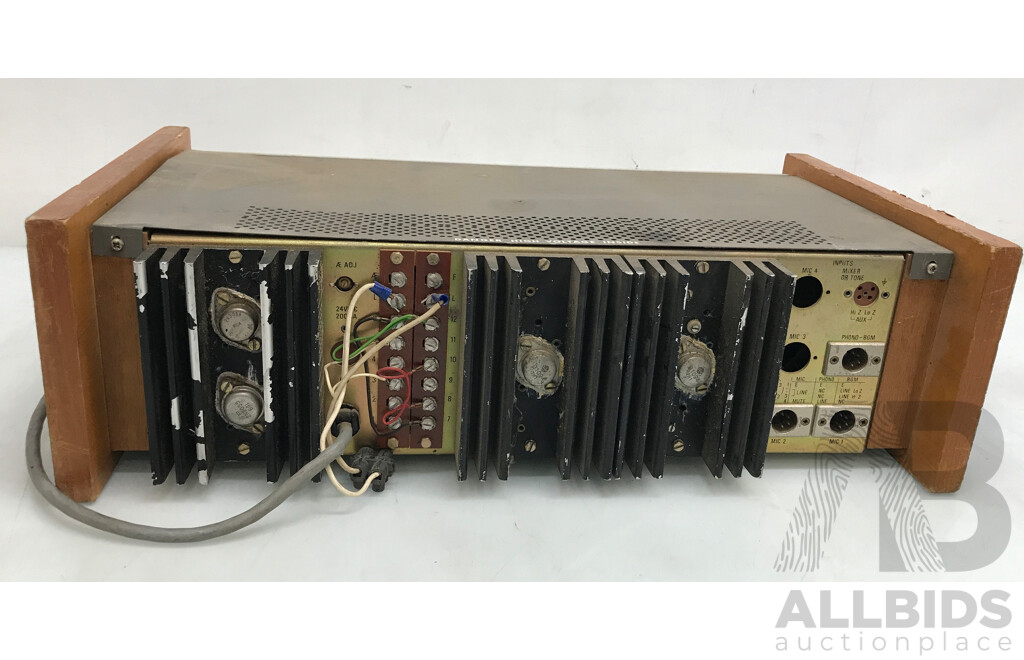 Vintage AWA Line Guard Solid State 100W Amplifier