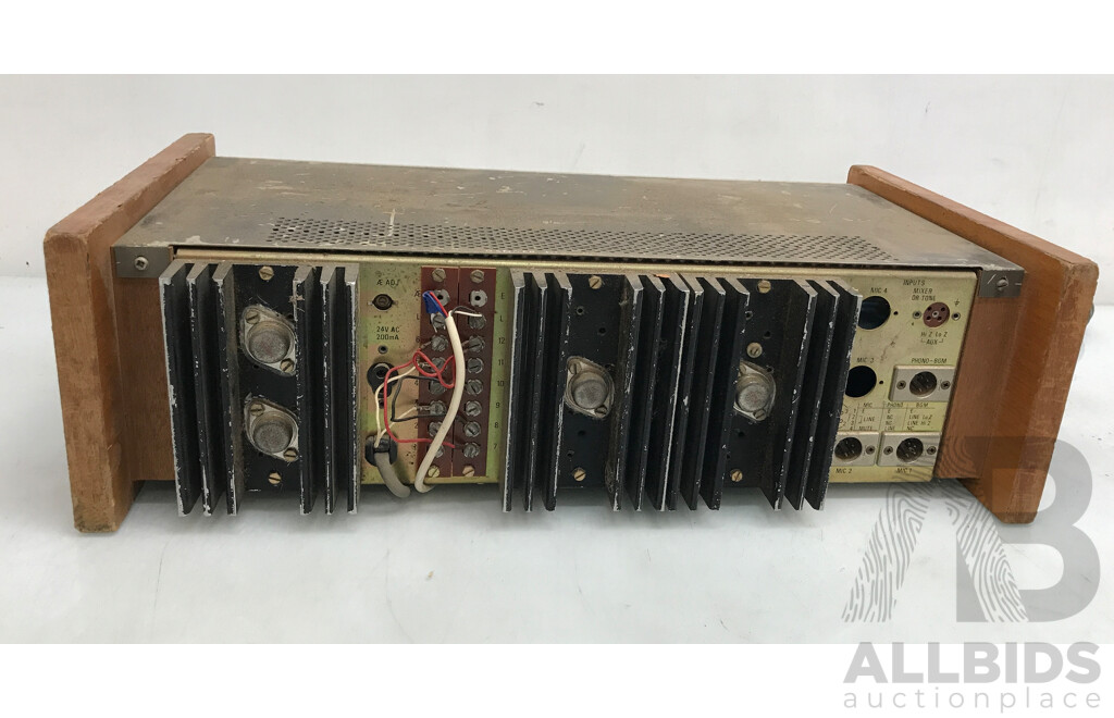 Vintage AWA Line Guard Solid-State 100W Amplifier