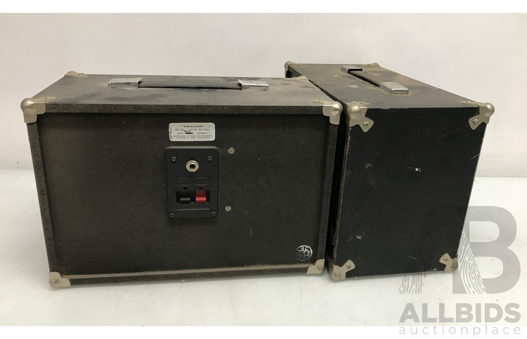 Vintage Realistic (PA-25) 4 Inch Speaker Cabinet
