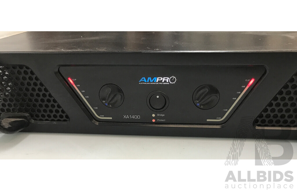 Australian Monitor Ampro (XA1400) Power Amplifier