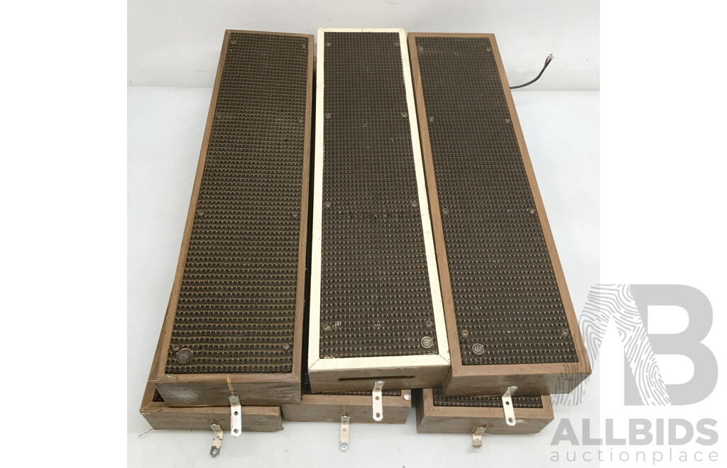 AWA Vintage Standing Speakers - Lot of 6