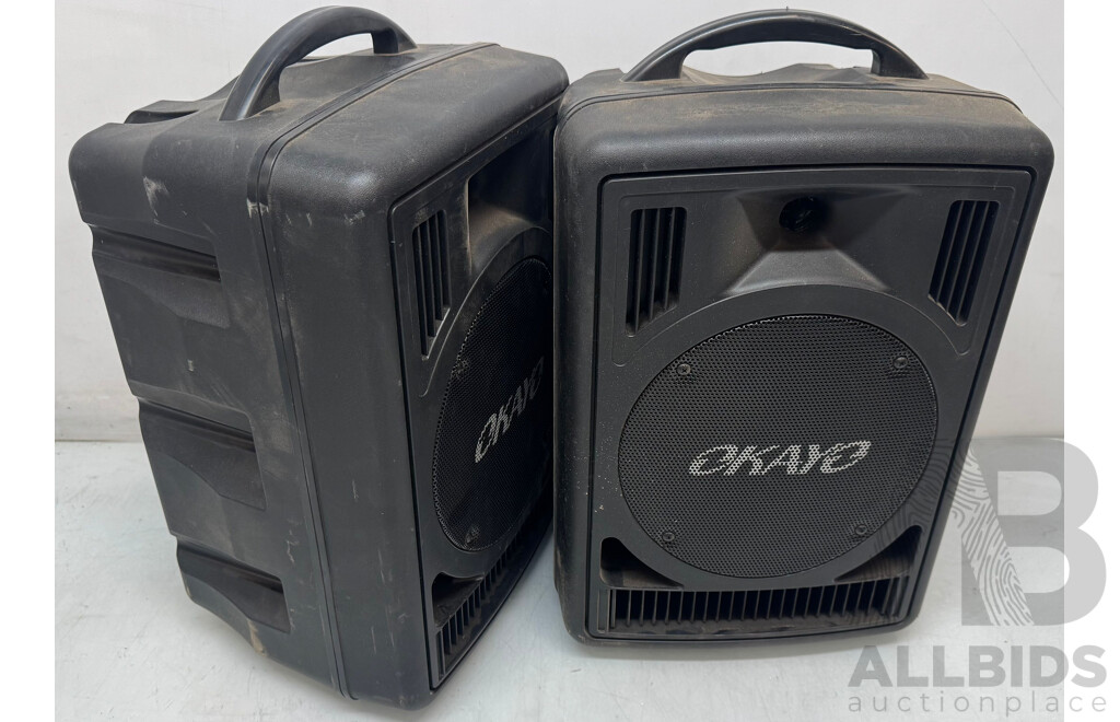 Okayo Wireless 50W Sound System - Lot of 2