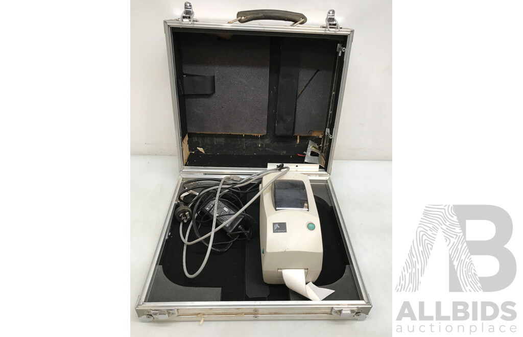 Zebra (TLP 2824) Plus Thermal Label Printer with Case