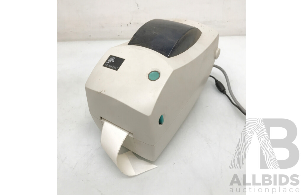 Zebra (TLP 2824) Plus Thermal Label Printer with Case