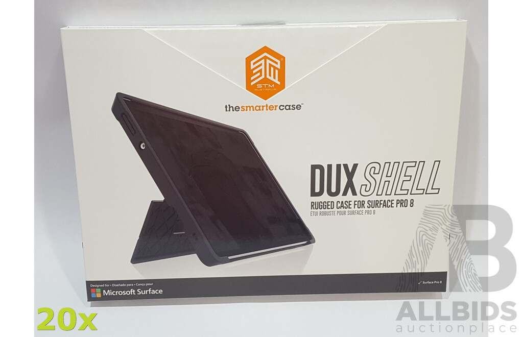 STM DUX Shell Rugged Case for Surface Pro 8 - Lot of 20