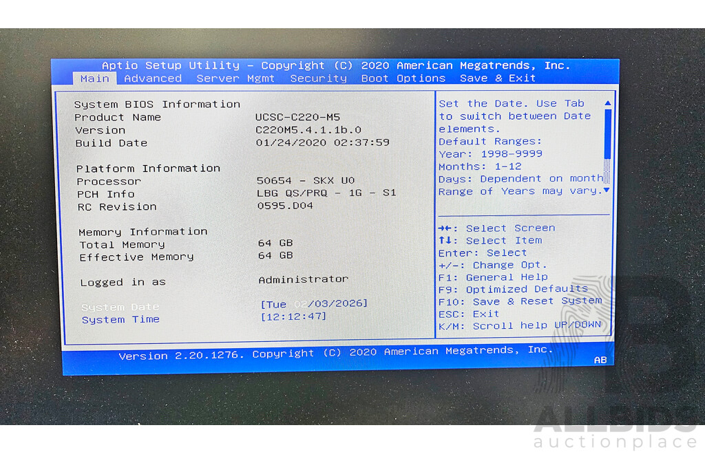 Cisco UCS C220 M5 Dual Intel Xeon SILVER (4114 ) 2.20GHz-3.00GHz 10-Core CPU 1RU Server W/ 64GB RAM DDR4
