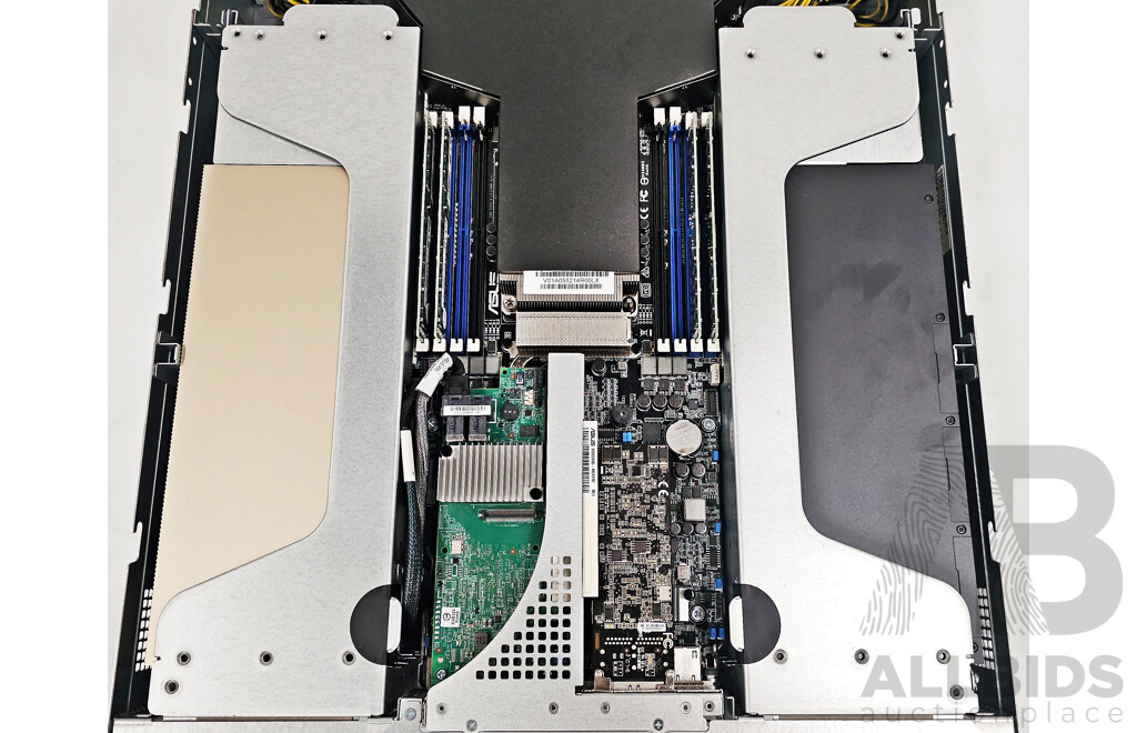 Asus (ESC4000 G4X) Dual Intel Xeon GOLD (5220R) 2.20GHz-4.00GHz 24-Core CPU 2RU Server W/ 384GB DDR4 & 3x Nvidia A100 80GB Tensor Core Graphics Cards