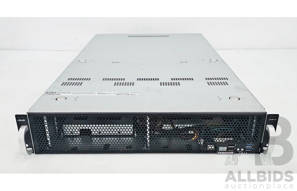 Asus (ESC4000 G4X) Dual Intel Xeon GOLD (5220R) 2.20GHz-4.00GHz 24-Core CPU 2RU Server W/ 512GB DDR4 & 3x Nvidia A100 80GB Tensor Core Graphics Cards