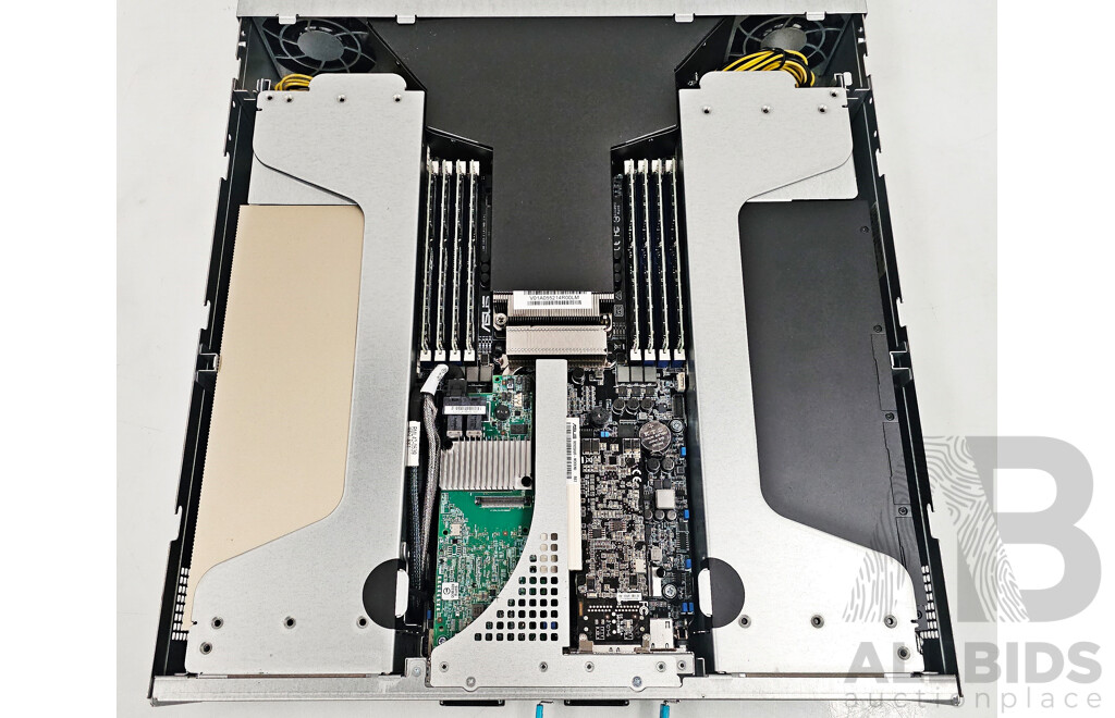 Asus (ESC4000 G4X) Dual Intel Xeon GOLD (5220R) 2.20GHz-4.00GHz 24-Core CPU 2RU Server W/ 512GB DDR4 & 3x Nvidia A100 80GB Tensor Core Graphics Cards