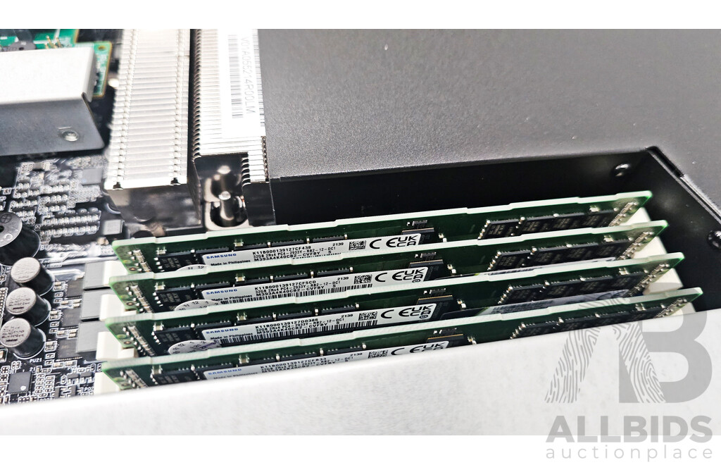 Asus (ESC4000 G4X) Dual Intel Xeon GOLD (5220R) 2.20GHz-4.00GHz 24-Core CPU 2RU Server W/ 512GB DDR4 & 3x Nvidia A100 80GB Tensor Core Graphics Cards