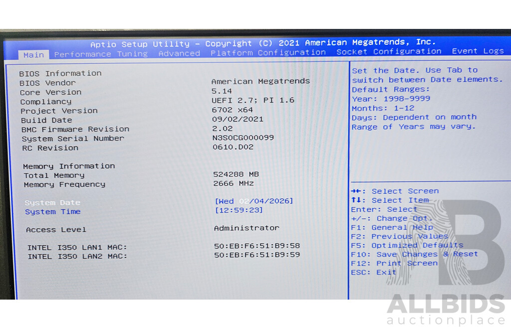Asus (ESC4000 G4X) Dual Intel Xeon GOLD (5220R) 2.20GHz-4.00GHz 24-Core CPU 2RU Server W/ 512GB DDR4 & 3x Nvidia A100 80GB Tensor Core Graphics Cards