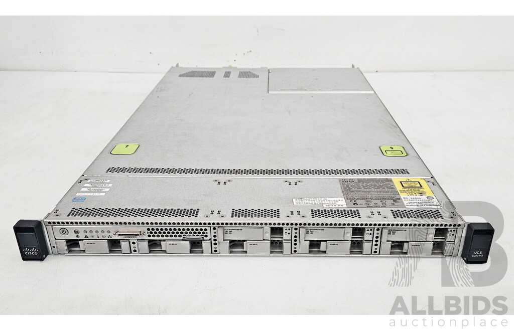Cisco UCS C220 M3 Dual Intel Xeon (E5-2643 0) 3.30GHz-3.30GHz 4-Core CPU 1RU Server W/ 48GB DDR3