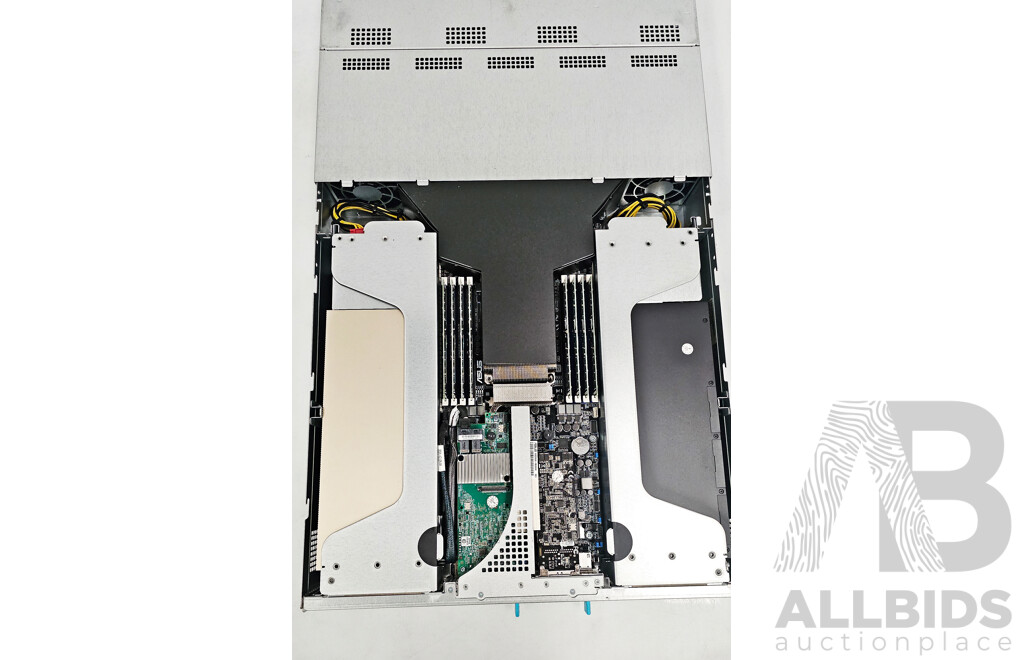 Asus (ESC4000 G4X) Dual Intel Xeon GOLD (5220R) 2.20GHz-4.00GHz 24-Core CPU 2RU Server W/ 512GB DDR4 & 3x Nvidia A100 80GB Tensor Core Graphics Cards
