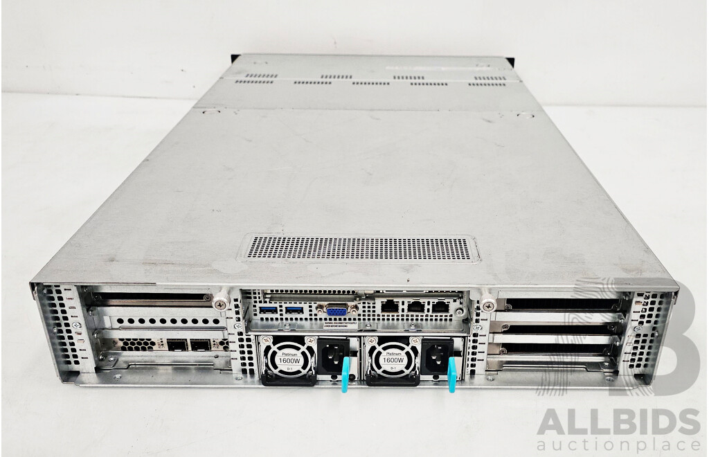 Asus (ESC4000 G4X) Dual Intel Xeon GOLD (5220R) 2.20GHz-4.00GHz 24-Core CPU 2RU Server W/ 512GB DDR4 & 3x Nvidia A100 80GB Tensor Core Graphics Cards