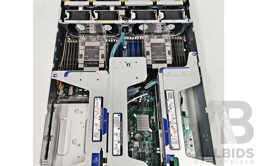 Nutanix (NXS2U1NL12G600) Dual Xeon GOLD (6148) 2.40GHz-3.70GHz 20-Core CPU 2RU Server W/ 384GB DDR4