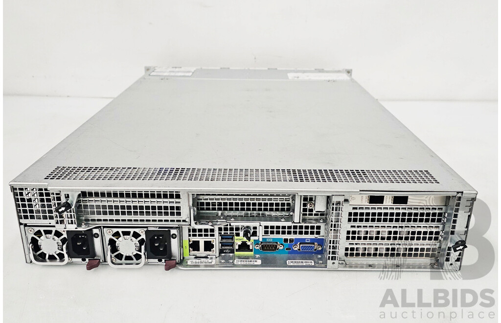 Nutanix (NXS2U1NL12G600) Dual Xeon GOLD (6148) 2.40GHz-3.70GHz 20-Core CPU 2RU Server W/ 384GB DDR4