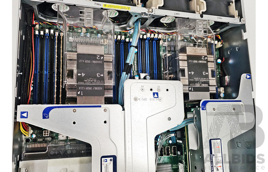 Nutanix (NXS2U1NL12G600) Dual Xeon GOLD (6154) 3.00GHz-3.70GHz 18-Core CPU 2RU Server W/ 128GB DDR4