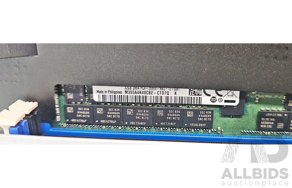 Nutanix (NXS2U2NL12G600) 2RU Dual-Node Server W/ 1x Dual Intel Xeon SILVER (4116) 2.1GHz-3.0GHz 12-Core CPU & 512GB DDR4 RAM Nodes