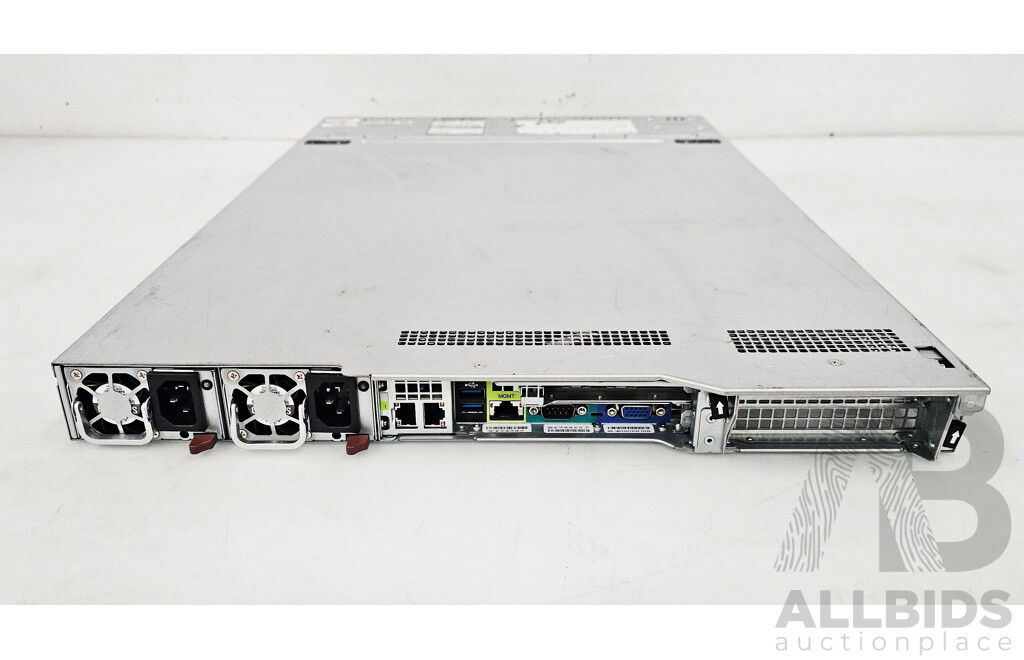 Nutanix (NXS1U1NS10G610) Dual Intel Xeon GOLD (6148) 2.4GHz-3.7GHz 20-Core CPU 1RU Server W/ 256GB