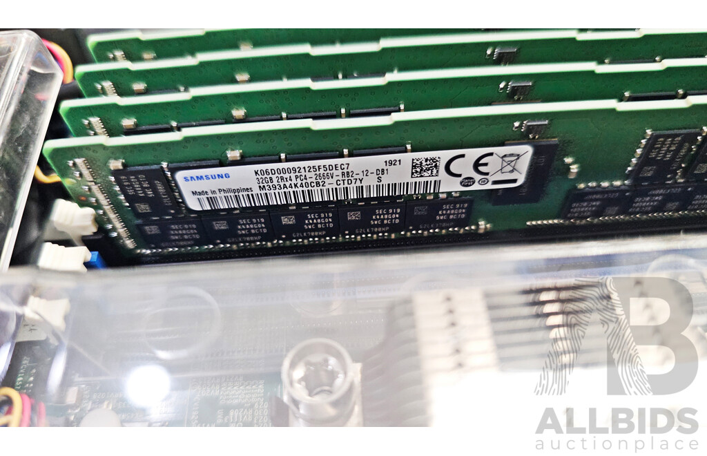 Nutanix (NXS1U1NS10G610) Dual Intel Xeon GOLD (6148) 2.4GHz-3.7GHz 20-Core CPU 1RU Server W/ 256GB