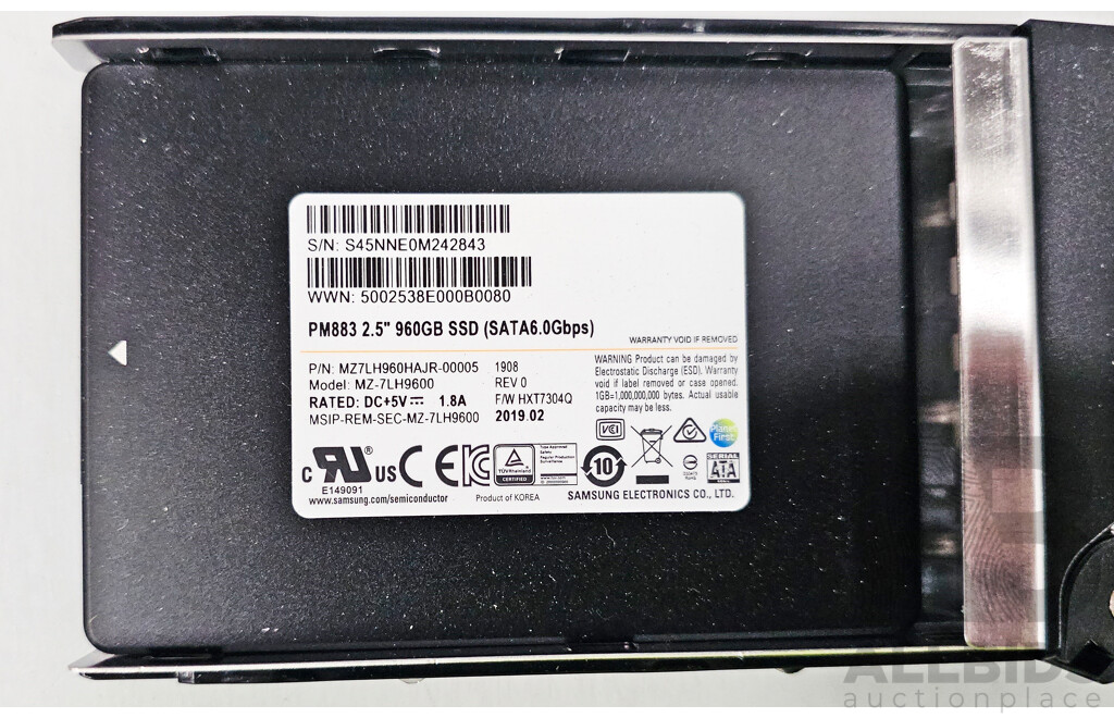 Nutanix (NXS1U1NS10G610) Dual Intel Xeon GOLD (6148) 2.4GHz-3.7GHz 20-Core CPU 1RU Server W/ 256GB