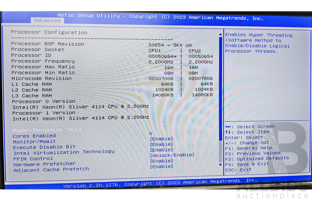 Nutanix (NXS2U2NL12G600) 2RU Dual-Node Server W/ 2x Dual Intel Xeon SILVER (4114) 2.2GHz-3.0GHz 10-Core CPU & 192GB DDR4 RAM Nodes