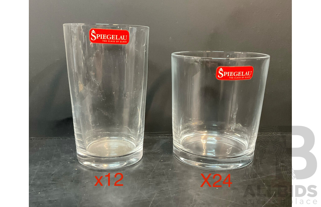 SPIEGELAU Glasses - Total in 36 PCS