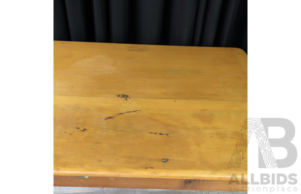 Victorian Kauri Pine Kitchen Table