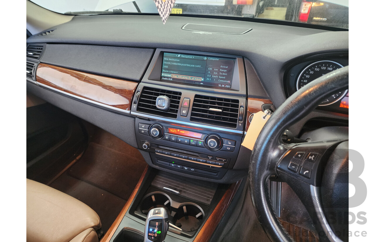 9/2007 Bmw X5 3.0d E70 4d Wagon White 3.0L