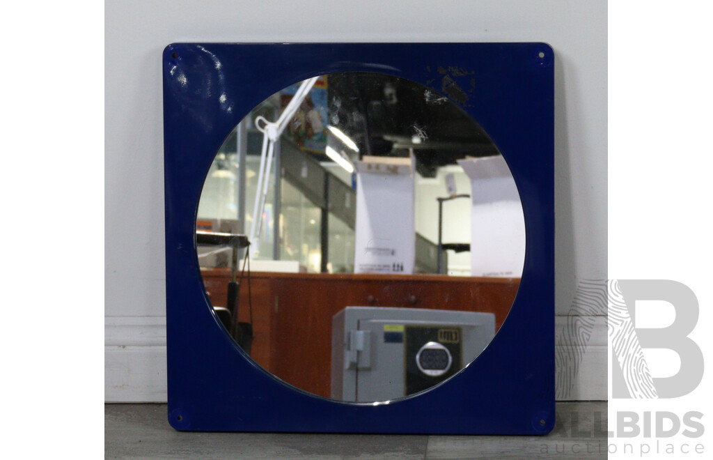 Retro Plastic Framed Mirror