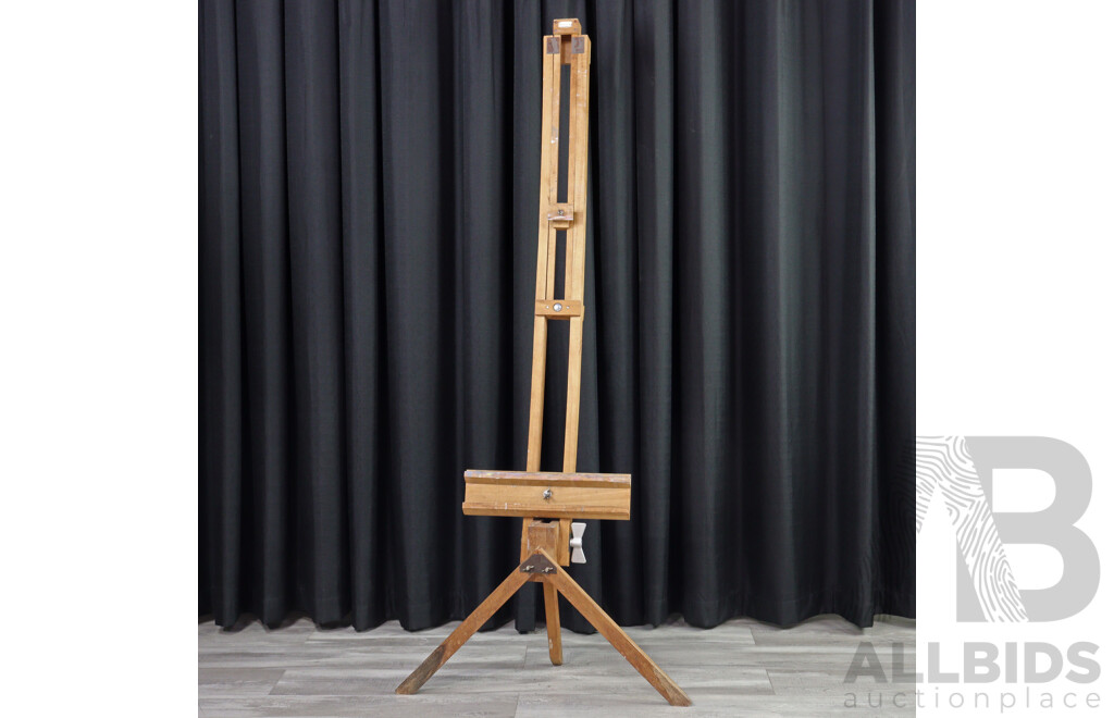 Large Timber Artists Easel by Rowney