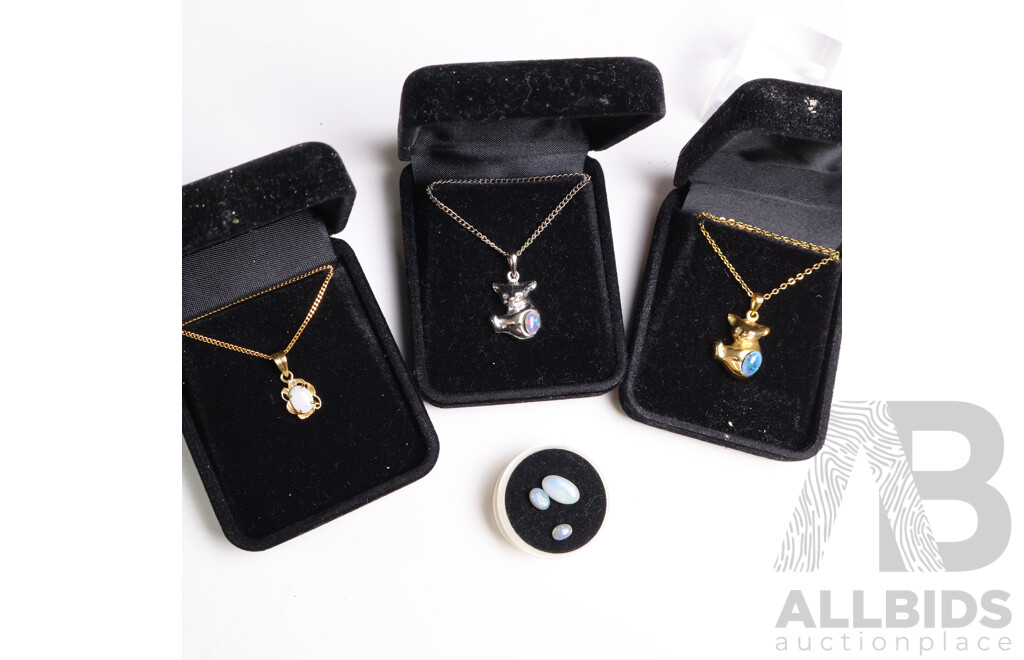 Opal Jewellery - Lot of 4