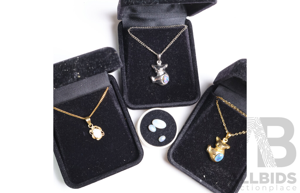 Opal Jewellery - Lot of 4