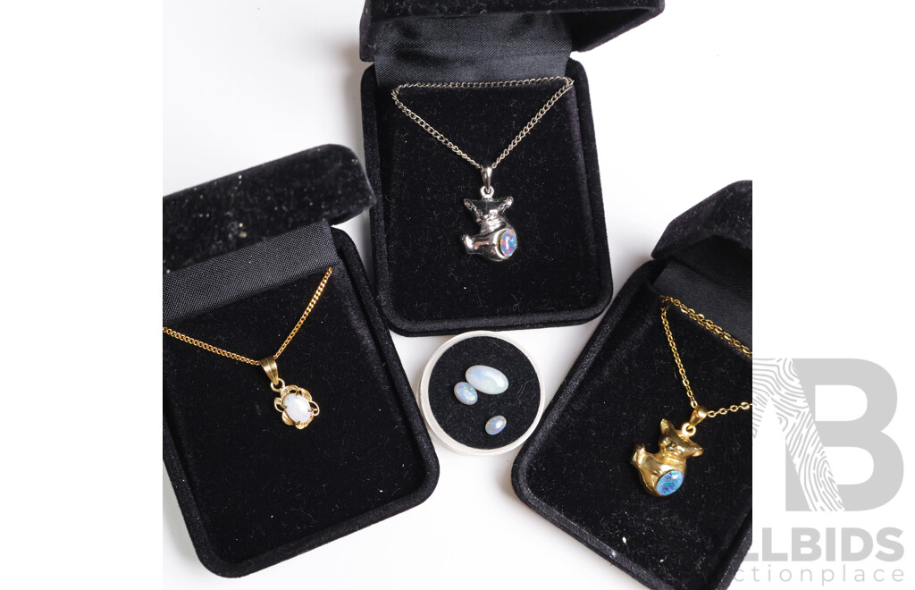 Opal Jewellery - Lot of 4