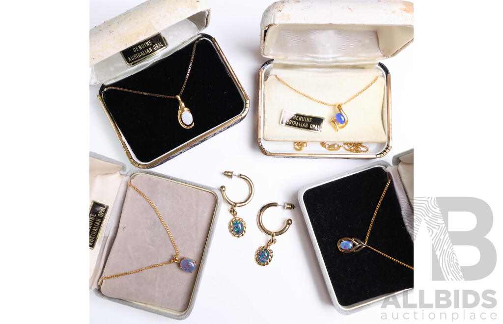 Set of Opal Jewellery - Lot of 5