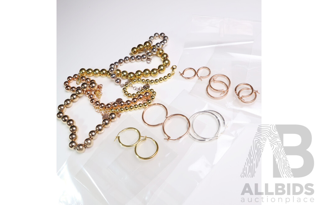 Assorted 925 Sterling Silver Plated Jewellery - Lot of 11