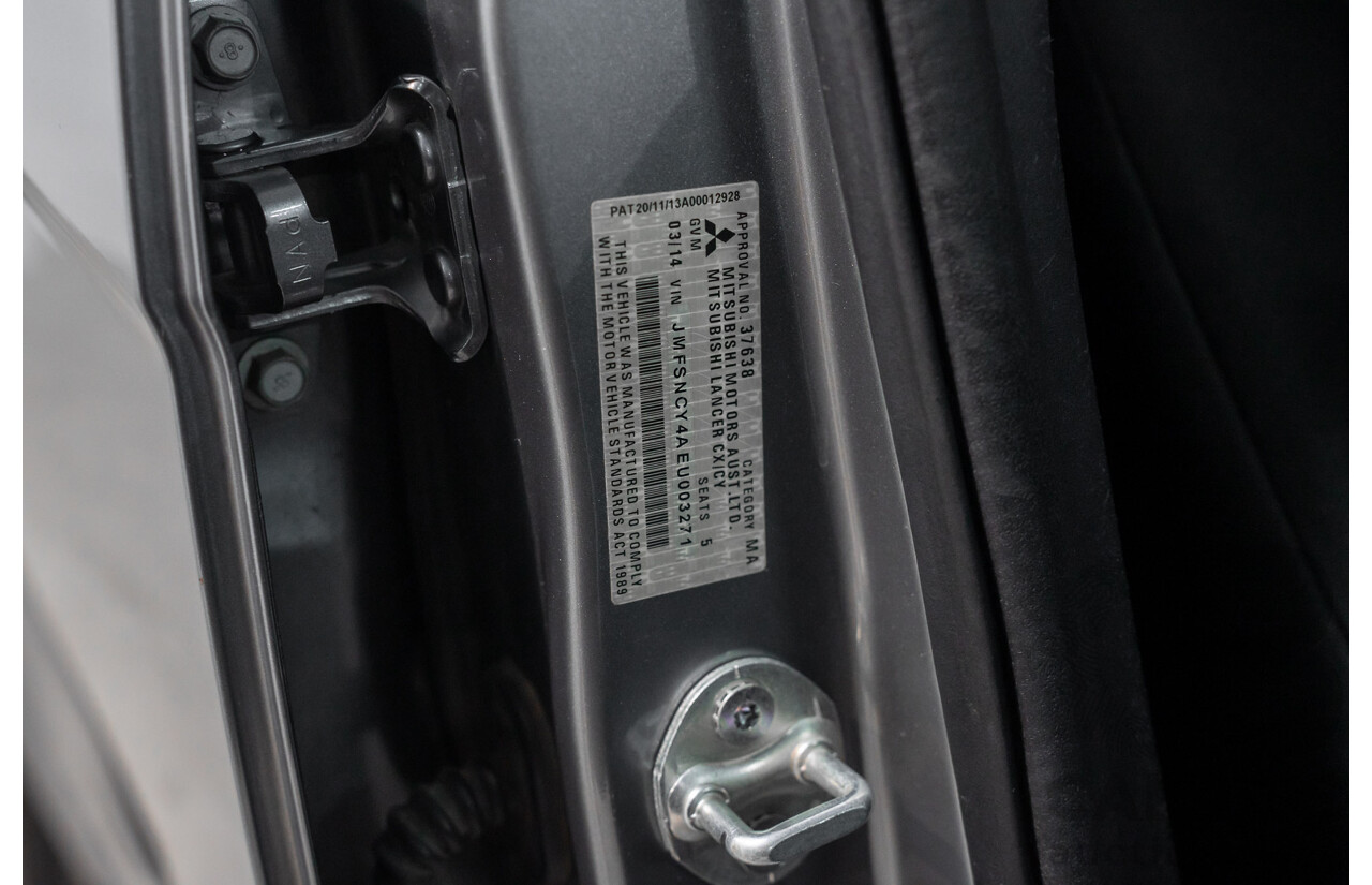 3/2014 Mitsubishi Lancer ES Sport CJ MY14.5 4d Sedan Warm Silver Metallic 2.0L