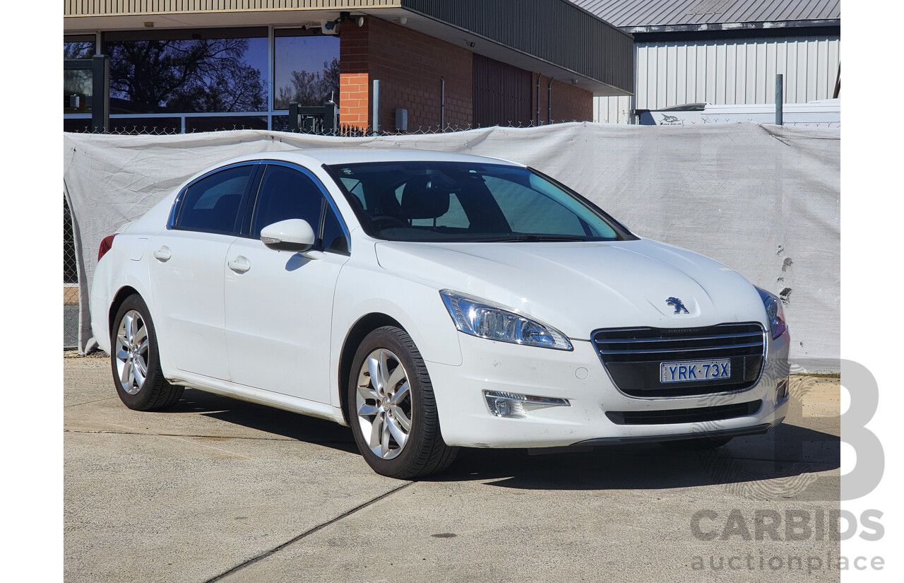 8/2013 Peugeot 508 Active 1.6T MY13 4d Sedan White 1.6L