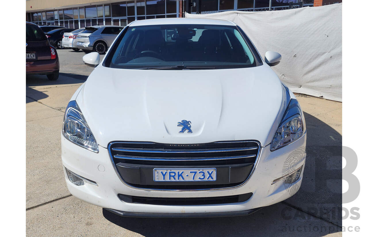 8/2013 Peugeot 508 Active 1.6T MY13 4d Sedan White 1.6L