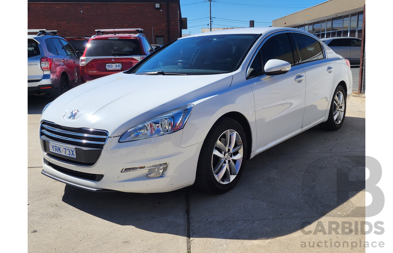 8/2013 Peugeot 508 Active 1.6T MY13 4d Sedan White 1.6L