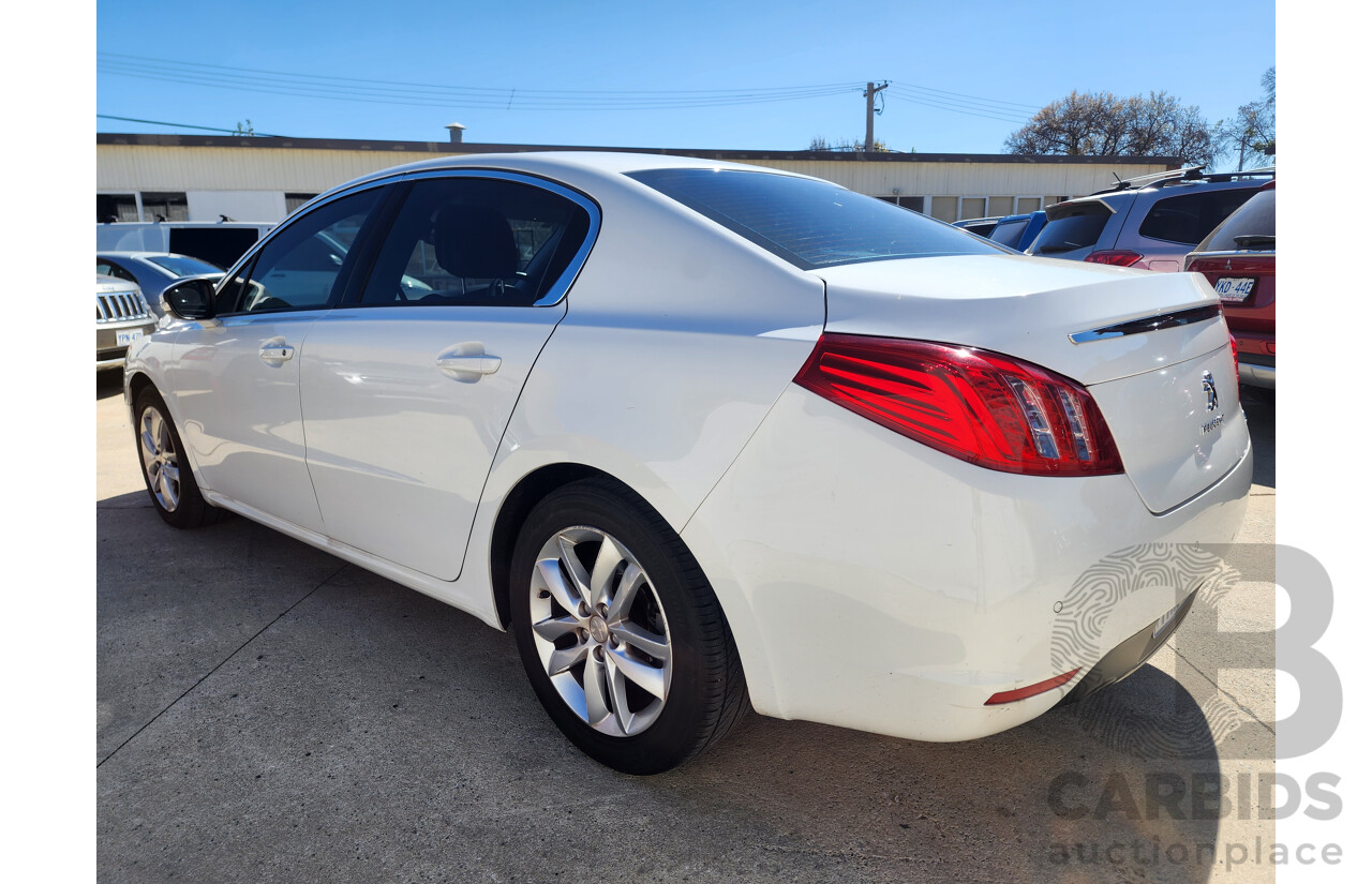 8/2013 Peugeot 508 Active 1.6T MY13 4d Sedan White 1.6L