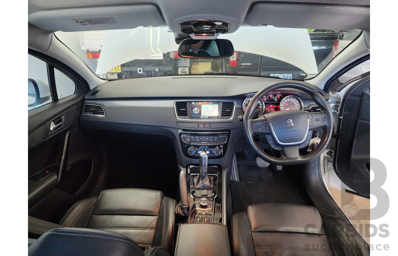 8/2013 Peugeot 508 Active 1.6T MY13 4d Sedan White 1.6L